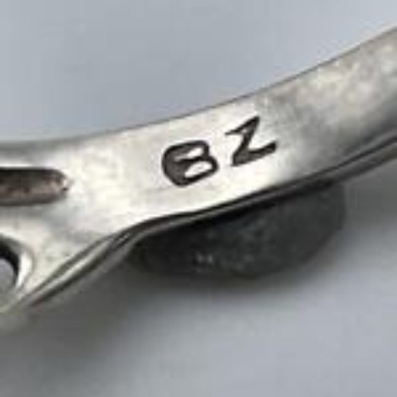 Sterling Garnet Silver Plated Women's Multicolor Three Gemstones Topaz Ring - Picture 5 of 8